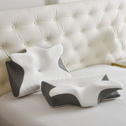 ErgoSchlaf™ Butterfly-Kissen – ergonomisch für Seiten-, Rücken- und Bauchschläfer